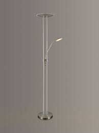 John Lewis Partners Ridley Led Uplighter Floor Lamp Satin Nickel
