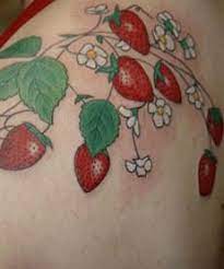 The petals have to be edgier and the overall design more compact. I Met A Guy With A Strawberry Tattoo Behind His Ear Once Which Struck Me As Really Quirky He Explained It By Saying Strawberry Tattoo Vine Tattoos Tattoos