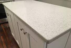 Viva's quartz stone follows a strict and consistent raw material ratio of about 93% quartz, with a small amount of resin and pigment. Iced White Kitchensearch Pa