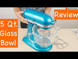 Gorgeous designs for mixing, baking, melting, mashing and more. Kitchenaid 5 Qt Artisan Design Series With Glass Bowl Review Youtube
