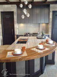 The look of a wooden surface adds. Custom Teak Wood Countertop In Denver Colorado By Grothouse
