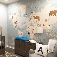 I M Suddenly Obsessed With This Map Wallpaper Kids Room Wallpaper Baby Boy Rooms Baby Boy Room Colors
