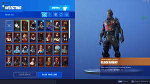 Дата начала 13 май 2018. Fortnite Acc Black Knite 86 Skins Fortnite Fortnitebattleroyale Live Blackest Knight Fortnite Knight