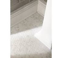 Royal White Polished Marble Hexagon Mosaic Wall and Floor Tile - 1 in.