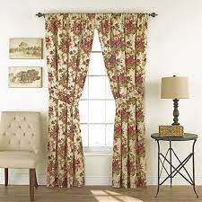 Waverly Norfolk 2 Pack Floral Curtain Panels Jcpenney Rod Pocket Curtain Panels Panel Curtains Floral Room