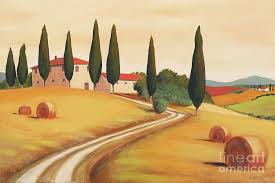 For really exposed sites where wind, sun, and salt can batter less hardy plants, you need to choose the toughest plants that can cope with the weather. Rural Italian Landscape I Painting By Leigh Banks