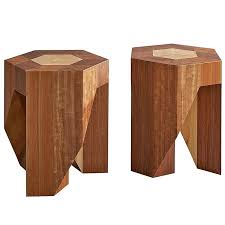 1stdibs Yosegi Minimal Style Japanese Pair Stools Tamen American Modern Wood Stool Asian Furniture Modern Japanese Style