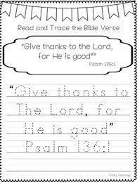 1 give thanks to the lord , for he is good. Bible Verse Of The Week Psalm 136 1 Printable Bible Study Curriculum