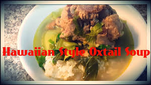 Lower heat and add garlic; Hawaiian Style Oxtail Soup Youtube Oxtail Recipes Oxtail Soup Hawaiian Food