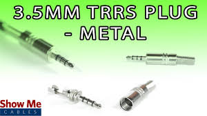 4 pole 3.5 mm jack. 3 5mm Metal Trrs Plug Diy Project To Repair Your Audio Cable 945 Youtube