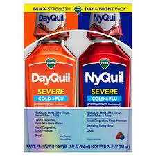 A cold the flu still, it could be the flu. Vicks Dayquil And Nyquil Severe Cold Flu Nighttime Relief Liquid 24 Oz Cvs Pharmacy