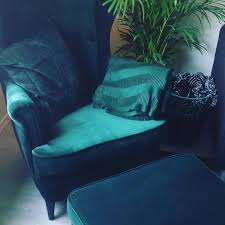 Nadie Van Wijk On Instagram In With Our New Chair In Our New Home Chair Interior Newhome Darkgreen Botanical Home Ikea Strandmon Djupa Sovevaerelse