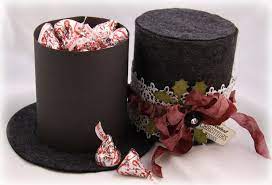 Top Hat Gift Box Tutorial By Stamp Talk With Tosh Craft Gifts Christmas Projects Crafts