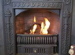 Richmond Cast Ion Coal Basket With Gas Coal Burner Remote Control Fireplace Damper Coal Burning Wood Burning Fireplace