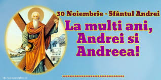Sfandul andrei e cu tine ! Personalizare Felicitari Cu Nume Sfantul Andrei 30 Noiembrie Sfantul Andrei La Multi Ani Andrei Si Andreea Felicitaripersonalizate Com