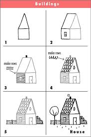 Step By Step House Drawing Try It Drawing For Kids Basic Drawing Easy Drawings