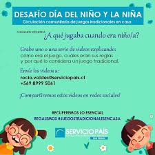 Seguimos con los juegos tradicionales mexicanos de rondas y esta vez es el turno. Municipalidad De San Fabian Invita Serviciopais Sanfabian Desafio Dia Del Nino Y La Nina Juegostradicionalesencasa A Que Jugabas Cuando Eras Nino A Graba Un Video