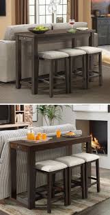 4 out of 5 stars with 9 ratings. Hardy Counter Height Bar Table Set With Three Stools By Elements International Living Room Seating Bar Height Table Living Room Built Ins