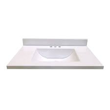 31 inch bathroom vanity top with sink. Magick Woods 31 Inch W X 19 Inch D Marble Vanity Top In White With Wave Bowl The Home Depot Canada