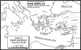Free Bible Maps Of Bible Times And Lands Paul S Missionary Journeys Bible Mapping Free Bible