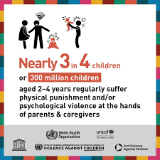 Nearly 3 In 4 Children 300 Million Aged 2 4 Years Regularly Suffer Physical Punishment And Or Psychological Violence At The Hands Of Parents And Caregivers