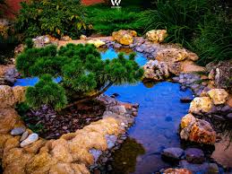 Ein Optisch Vollkommen Naturlicher Teich Im Garten Wohnidee By Woonio Wasserspiel Garten Wasserspiele Gartenteich
