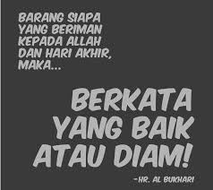 Jun 26, 2021 · tak hanya itu, dampak psikologis terhadap masyarakat juga berbeda. Hadis Shahih Syarah Hadits Berkata Baik Atau Diam Facebook