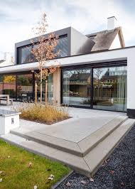 Grote Uitbouw Strakke Grote Dakkapel Architectuur Huis Huis Buitenkant Buitenkant Huis