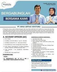 Lowongan Kerja Pt Bina Artha Ventura Keuangan Pola Persamaan