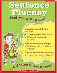 Writing Writing Traits Sentence Fluency Writing School
