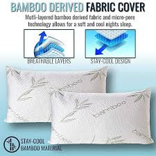 Besides, they are always hypoallergenic and stable for back and side. Bamboo Memory Foam Pillow Best Pillow For Sleeping Contour Pillow