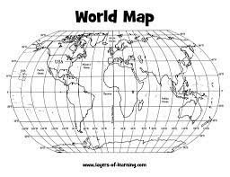 This worksheet gives the practice with using latitude and longitude lines. Labeling Latitude And Longitude Of The World Map