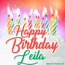 Asian family blowing candles on a birthday cake at home birthday cake decoration using yam burning candle Happy Birthday Gif For Leila With Birthday Cake And Lit Candles Download On Funimada Com