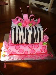Birthday Party Themes For 12 Year Olds Girly Animal Print Birthday Cake Birthday Cakes Animal Print Birthday Zebra Print Cakes Diy Birthday Cake