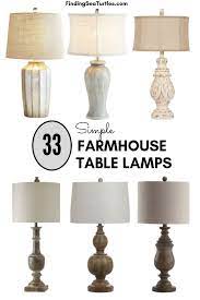 33 Simple Farmhouse Table Lamps Farmhouse Table Lamps Table Lamp Wood Table Lamps Living Room