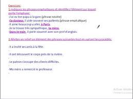 Bonsoir j'ai besoin d'aide pour mon devoir d'anglais exercice n. Nezha Emphase Correction Youtube