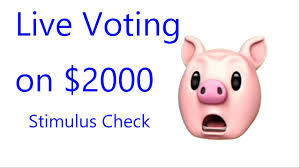 Live Vote On 2000 Stimulus Checks House Voting Now Second Stimulus Checks Youtube