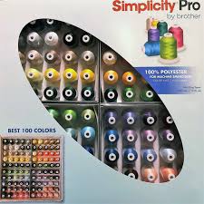 Brother Etks100 Embroidery Thread Kit New Low Price At