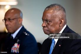US Air Force general Charles Quinton Brown Jr. looks