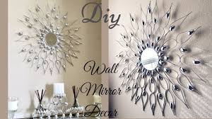 Diy Quick And Easy Glam Wall Mirror Decor Wall Decorating Idea Mirror Wall Decor Glam Wall Decor Diy Wall Art Decor