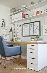 Small Home Office Decor Ideas In 2020 Small Bedroom Office Ikea Home Office Office Desk Designs