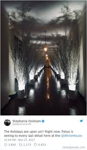 White house decorations christmas melania. 64 Hilarious Reactions To Melania Trump S Creepy White House Christmas Decorations Bored Panda