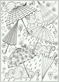 Pin By Yasmin Ganon On Expression Drawings Umbrella Coloring Page Spring Coloring Pages Spring Coloring Sheets