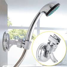 Idesign forma metal wire corner standing shower caddy, bath shelf baskets for shampoo, conditioner, soap, 9.5 x 9.5 x 26.25, bronze. Bathroom Adjustable Stand Shower Head Suction Cup Holder Shower Faucet Shelf Bathroom Accessory Sale Banggood Com