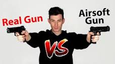 Real Gun vs. Airsoft Gun - SSP1 - YouTube