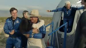 Jeff bezos, founder of blue origin, at new shepard's west texas launch facility before the rocket's maiden voyage in 2015. Qygcqjq7wpd0km