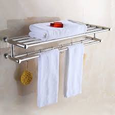 Our towel racks with matte black effortlessly crosses style boundaries, add more modern elements to your bathroom. Bathroom Towel Rail Bar Rack Holder Modern Single Wall Mounted Polished Chrome Towel Racks Bathroom Accessories