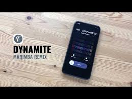 1 Bts Dynamite Ringtone Marimba Remix Bts Tribute Tiktok Iphone Android Download Youtube