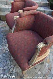 The frame is a french gray, and the vintage upholstery appears to be a pink silk or taffeta. French Provincial Chair Makeover Confessions Of A Serial Do It Yourselfer