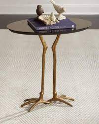 Gold crane bird end table, dutchbone craneby dutchbone. Arteriors Aves Accent Table Accent Table Decor Decorating Coffee Tables